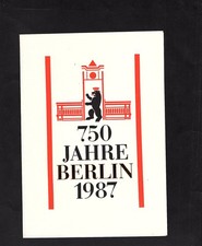 DDR - Gedenkblatt, 750 Jahre