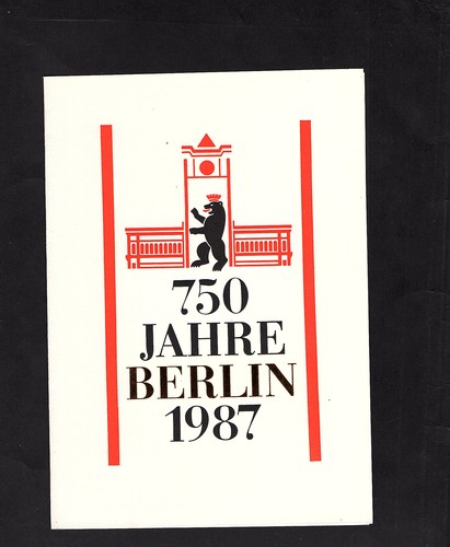 Ddr gedenkblatt 750 - 750, jahre