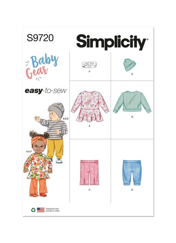 Simplicity 9720 babys - simplicity,