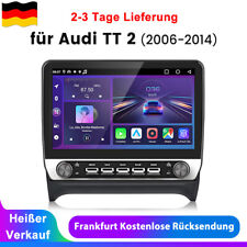 Für AUDI TT 2006-2014 Carplay Android 14 Autoradio GPS Navi WIFI BT USB SWC DAB+