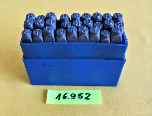 Schlagbuchstaben z und - schlagbuchstaben, mm