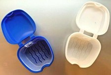 Gebissdose Prothesendose Zahnspangendose Dentalbox Spangendose Prothesenbox Dose