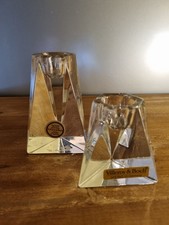 villeroy boch kerzenständer 24% Bleikristall  2 Stück 60er