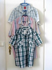 3 kurze Herren Hemden für