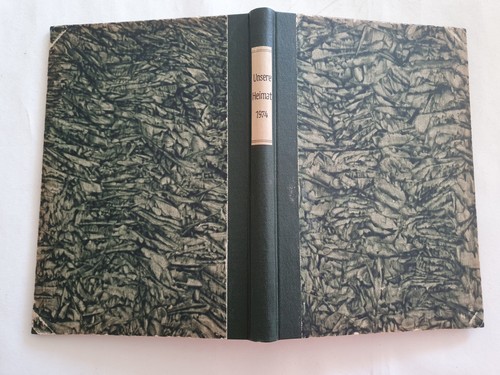 Sammelband unsere heimat 1974 - sammelband,