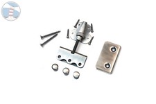 Befestigungs-Set Handriemen Bassriemen Akkordeon Harmonika Chrom Alt Silber