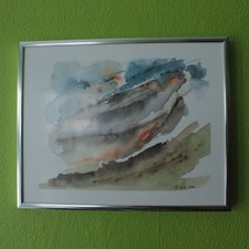 Original Aquarell Bild