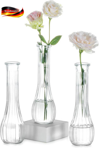 Kleine glasvasen set - kleine,