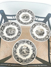 Antike 4Teller  Villeroy&Boch Mettlach SAAR Germany   Steingut Art Deco 21,5 cm