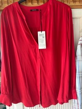Taifun Bluse rot neu , Gr 48