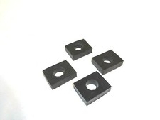 4x Unterlage Gummi Aufbaustütze Vorderachse unten VW Käfer Karmann Ghia Kübel