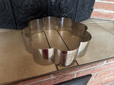 VEMMINA Torten - Profi Motiv rund Springform Blume Blüte 8 Bögen 6 cm hoch