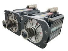 2er Set Baumüller Nürnberg Servomotor DSG 100-K mit Kupplung 3000 r/min 14.5 A