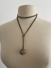 Konplott Kette, Spell on You, Lang, Kugel, Beige, Neuwertig