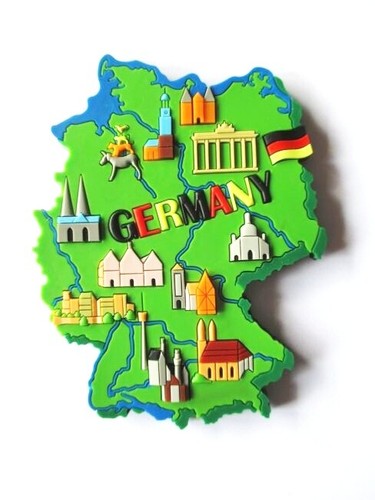 Germany landkarte rubber - germany,