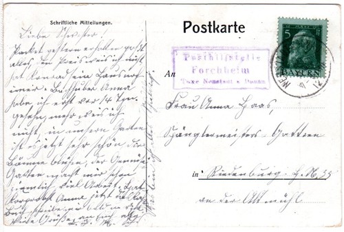 Bayern 1912 posthilfstelle - 1912,,