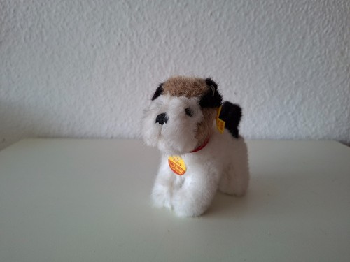 Steiff hund fuxy mit kfs - steiff,