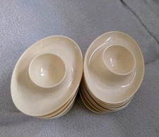 16 Eierbecher 70er Jahre, Vintage Retro Campinggeschirr Kunststoff 