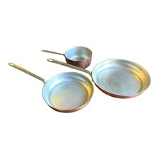 3 Stielpfanne Pfanne Kupfer Ø