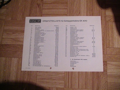 Ersatzteilliste edscha - ersatzteilliste,