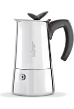Bialetti Espressokocher Musa Herdkanne aus Edelstahl 2 Tassen