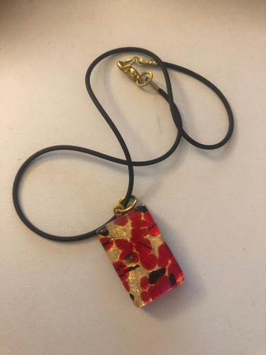 Murano glas anhänger x 2 - murano,