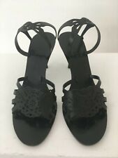 Valentino Lasercut Gladiator Sandalen Schuhe Schwarz Gr. 38,5 - toller Absatz!
