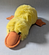 Ente gelb liegend plüschtier - ente,