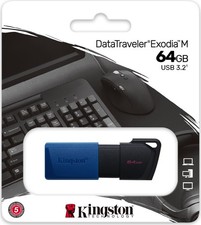 Kingston DataTraveler Exodia M USB Stick 64GB USB-A 3.2 Flash Drive