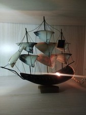 Vintage hornschiff lampe - vintage,