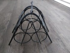 Weinregal Flaschenregal Weinständer Vintage Schmiedeeisen  für 3 Flaschen