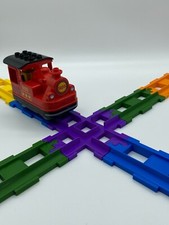 Eisenbahn Schiene Kreuzung/Gerade/Kurve (z.B. für Duplo), freie Farbwahl