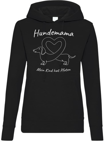 Damen hoodie hunde - hoodie, mama