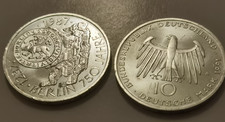 2 x 10 Deutsche Mark Bundesrepublik Deutschland 750 Jahre Berlin 1987 Silber 625
