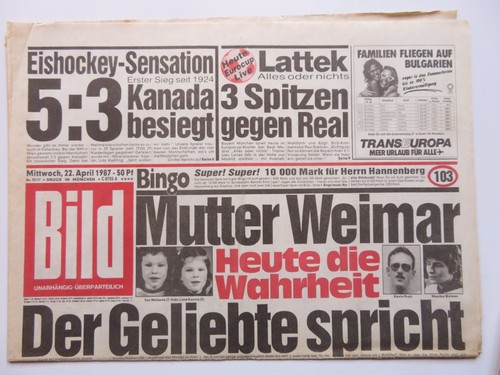 Bild zeitung vom - zeitung,