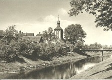 AK Seehausen (Altmark) Lk Stendal - Beuster Tor, Kirche, Brücke - ca. 1965