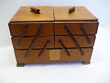 Holz Nähkasten alter Nähkorb