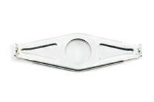 Universal Fahrrad Brille Kettenschutz Halter Befestigung silber 160 mm