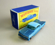 Matchbox Lesney RW 1-75, No.57B- Chevrolet Impala- VNM, OVP- D Box- MINT- RARE!