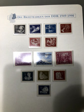 Briefmarken DDR die Anfangsjahre postfrisch hoher Katalogwert zum kleinen Preis