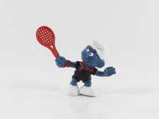 Schlumpf Schlümpfe === 2.0049 === Tennisschlumpf schwarzes shirt Schleich