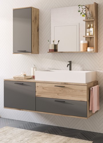 Badmöbel badezimmer set eiche - badmöbel,