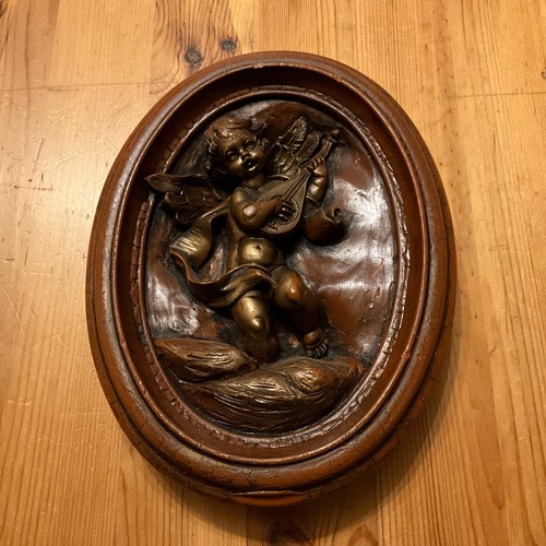 Wachsfigur engel rahmen - rahmen, wachs