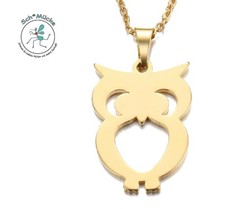 Halskette Edelstahl Eule