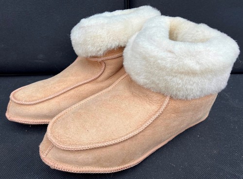 Lammfell leder mokassin - leder,
