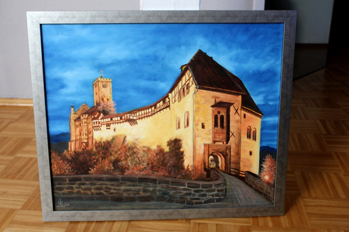 Gemälde wartburg eisenach - wartburg,