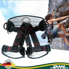 Klettergurt Klettergeschirr-Halbkörper-Sicherheitsgurt Verstellba Dachdeckergurt