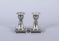 2x 925 Silber Kerzenständer