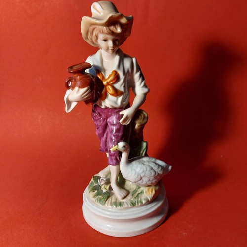 Porzellan figur gänse junge - gänse,