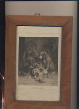 C. Reichert pinx. „Nach der Jagd“ No 68, F. Löwy, Wien 1899, gerahmt